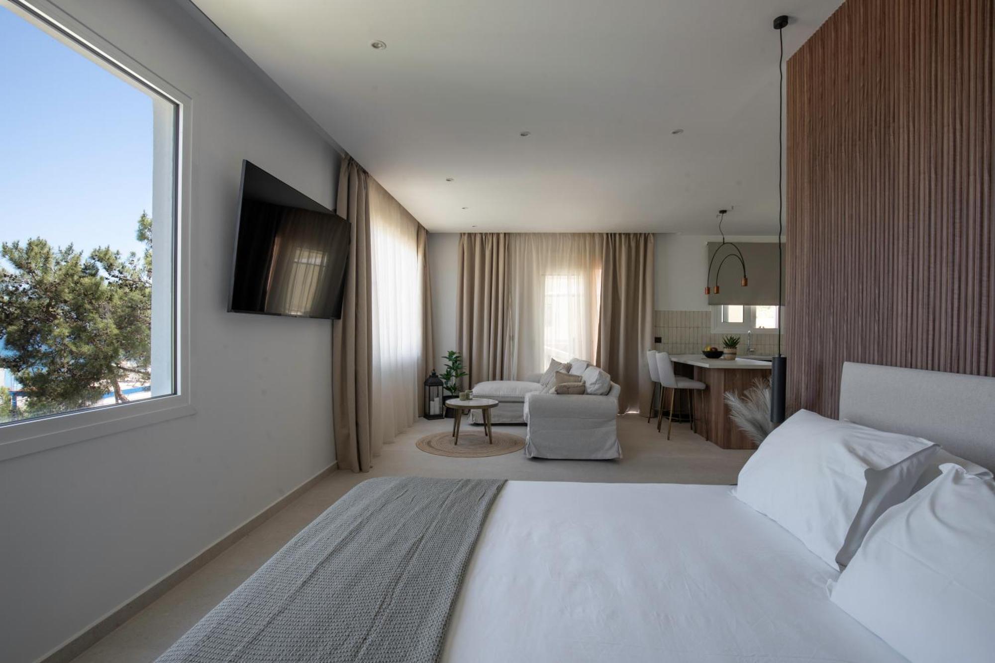 Theros Luxury Apartment Архангелос Экстерьер фото